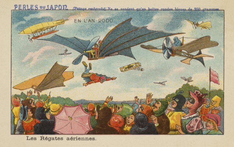 Aerial regatta in the year 2000 by European School