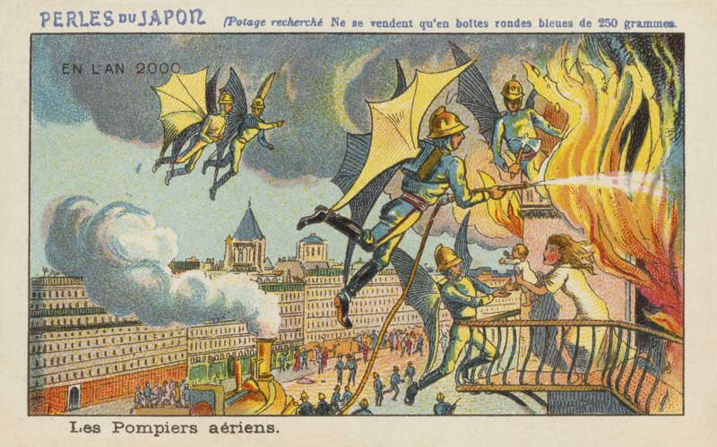 Airborne firefighters in the year 2000 by European School