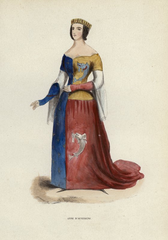 Anne of Auvergne by European School