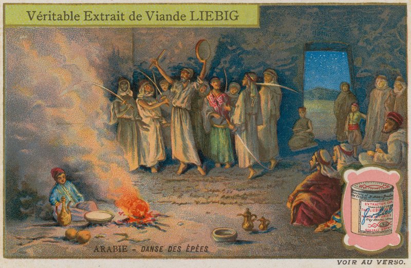 Arabic sword dance by European School