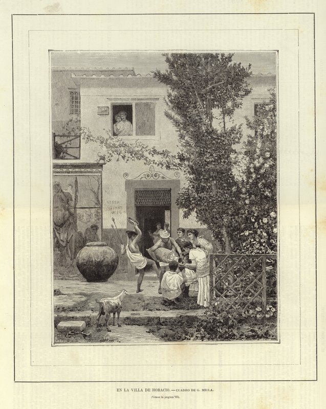 At the Villa of Horace by European School