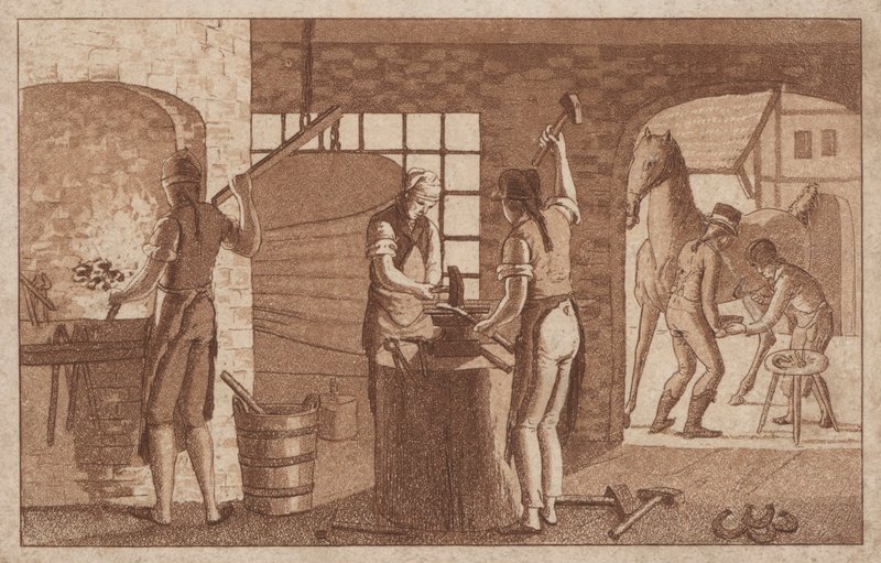 Blacksmiths by European School