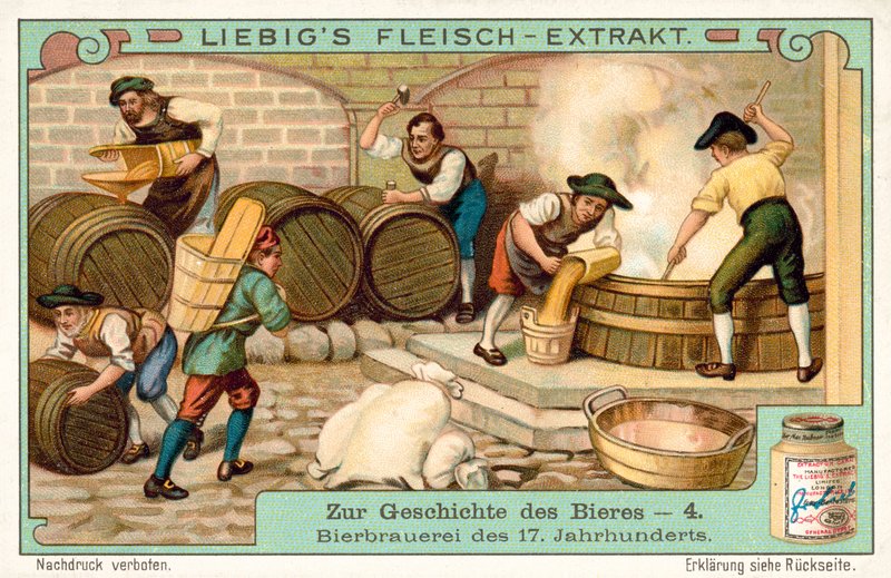Brewery of the 17th Century by European School