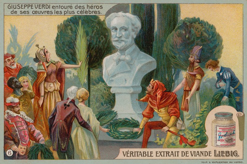 Bust of Verdi by European School