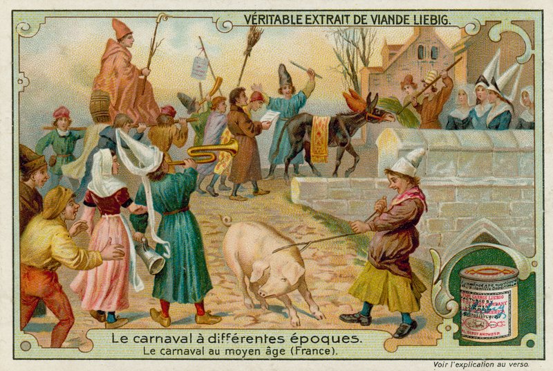 Carnival in Medieval France by European School