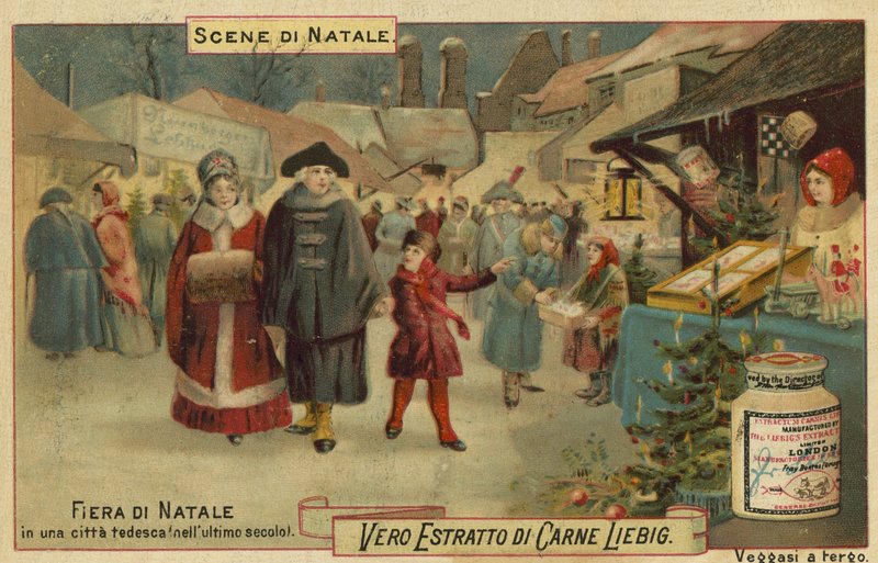 Christmas fair in a German city by European School