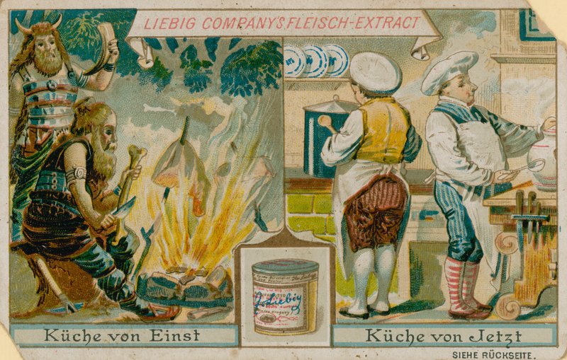 Cooking Then and Now by European School