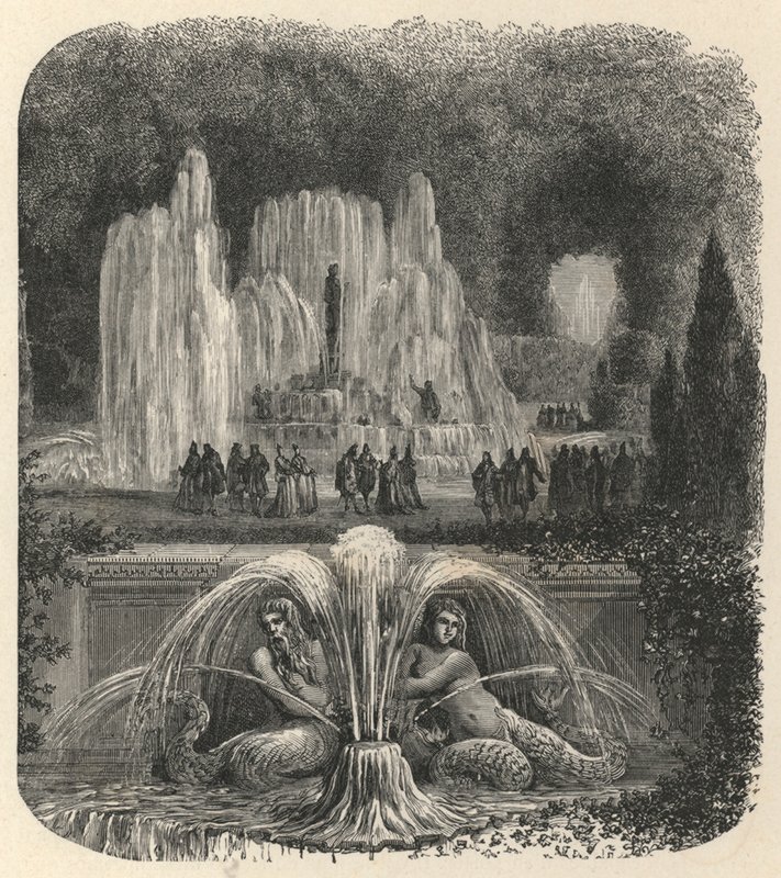 Waters of Versailles by European School