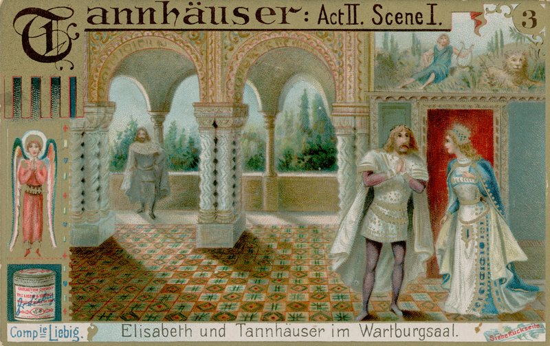 Elisabeth and Tannhauser by European School