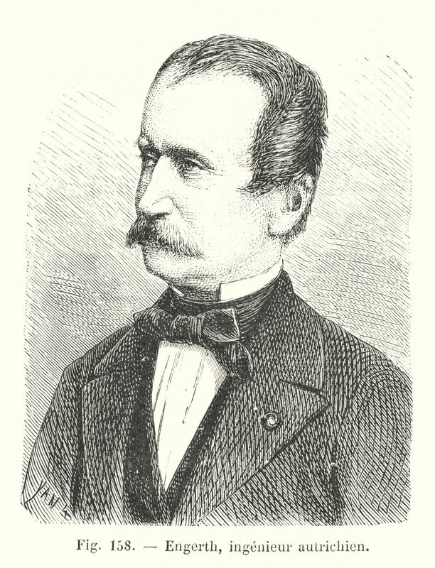 Engerth, Austrian Engineer (engraving) by European School