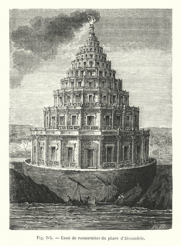 Restoration Attempt of the Lighthouse of Alexandria by European School