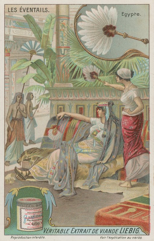 Fans in Ancient Egypt by European School