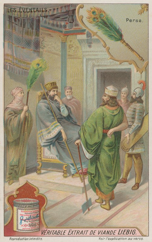 Fans in Persia by European School