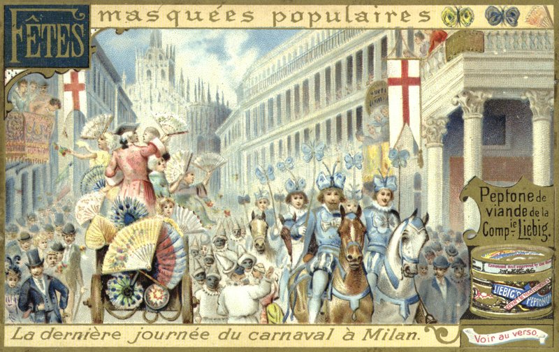 Final day of carnival in Milan by European School