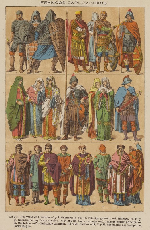 Carolingian Franks by European School