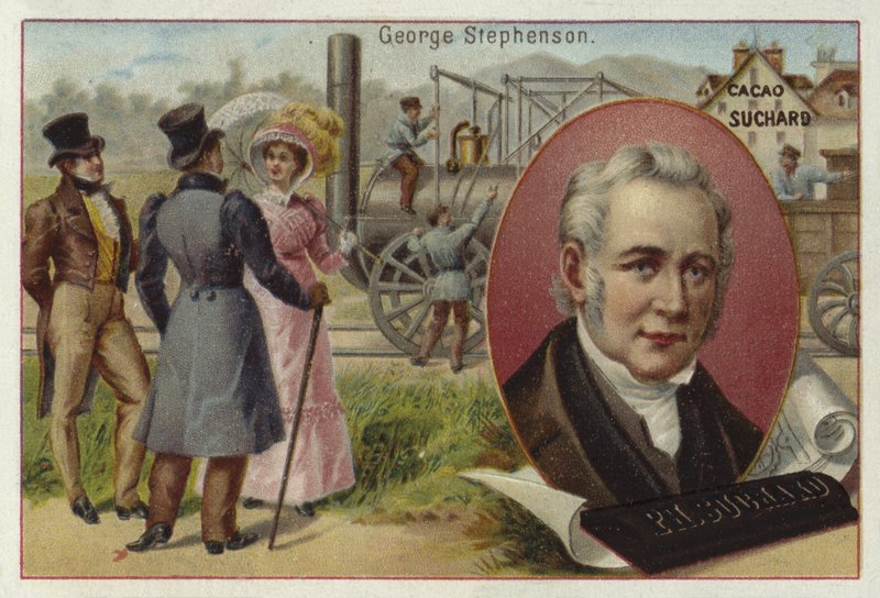 George Stephenson, English engineer by European School