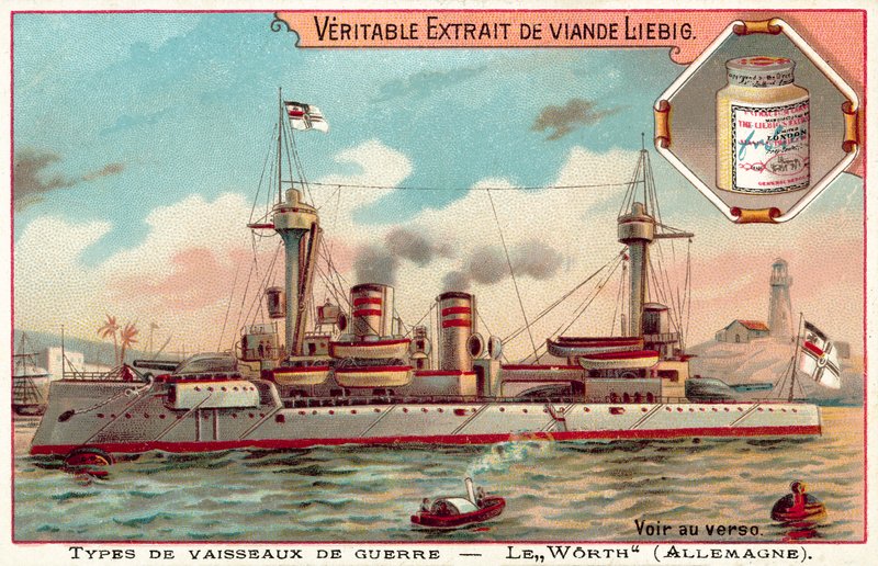 German Battleship SMS Worth by European School