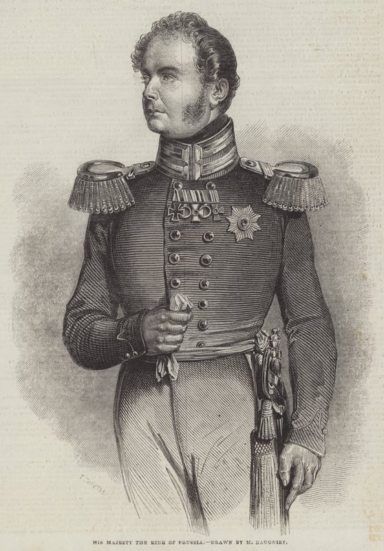 His Majesty the King of Prussia (engraving) by European School