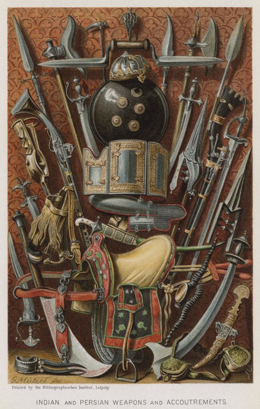 Indian and Persian Weapons and Accoutrements by European School