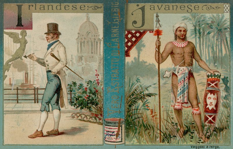 Irish and Javanese by European School