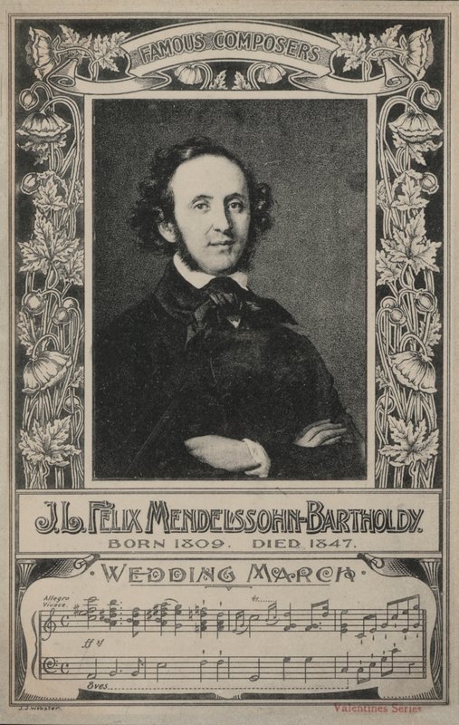 J L Felix Mendelssohn-Bartholdy, Portrait by European School