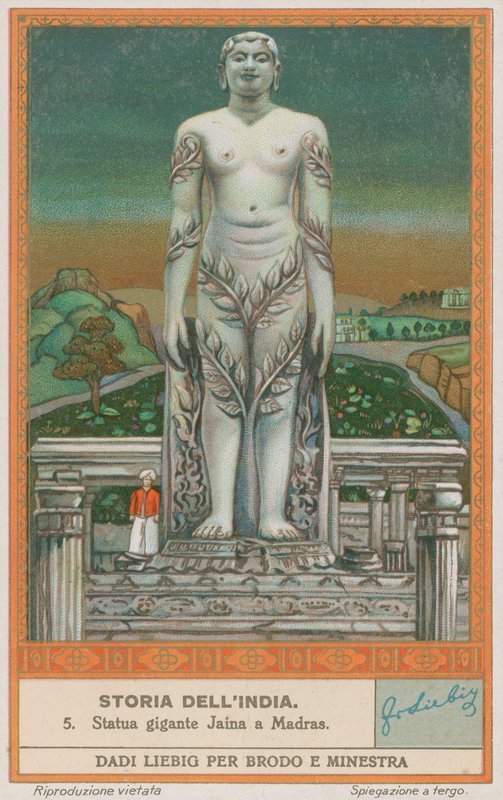Jain Statue in Madras (Chennai) by European School