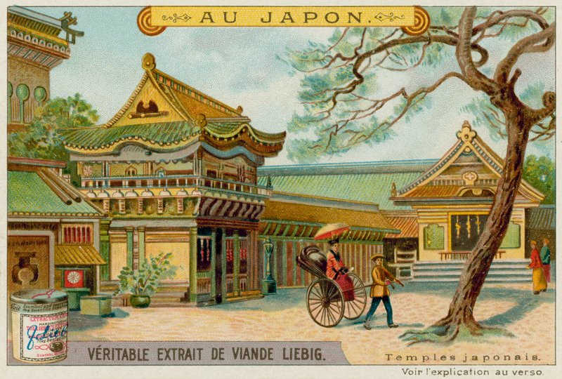Japanese Temples by European School