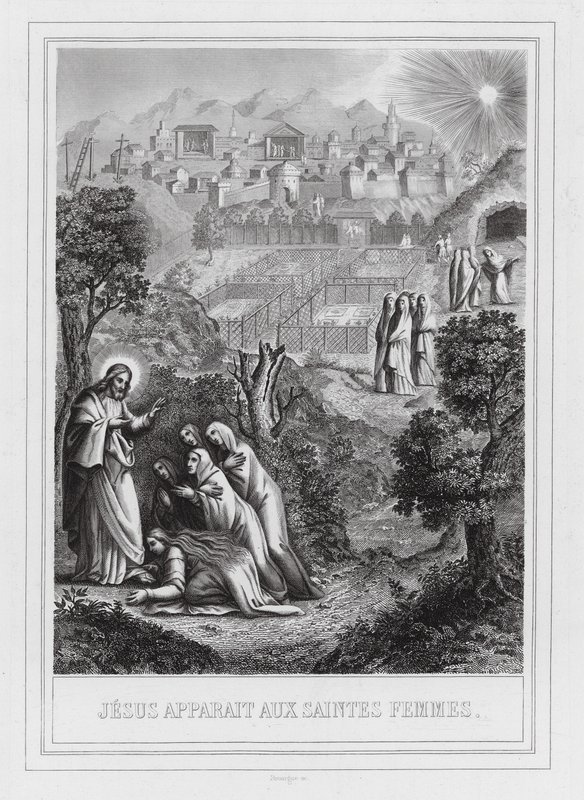 Jesus Appears to the Holy Women by European School