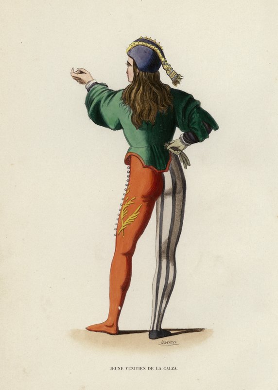 Young Venetian of the Calza by European School