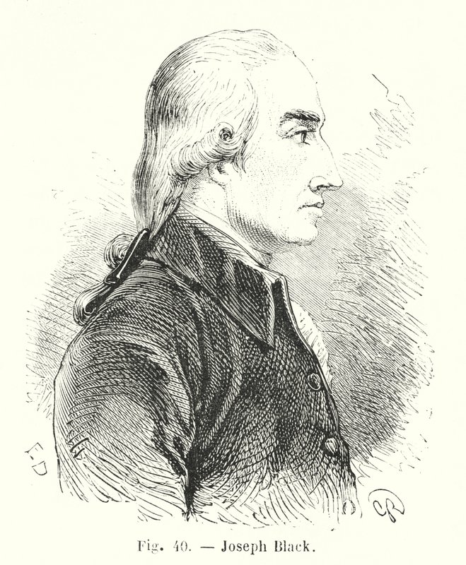 Joseph Black (engraving) by European School