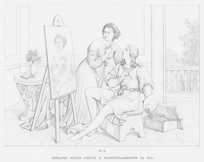 Life of Raphael (engraving) by European School
