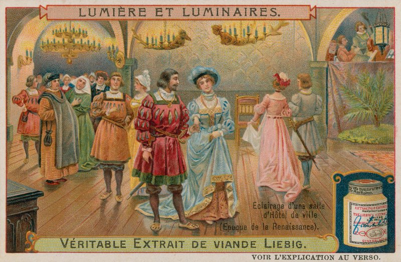 Lighting in a Renaissance Town Hall by European School