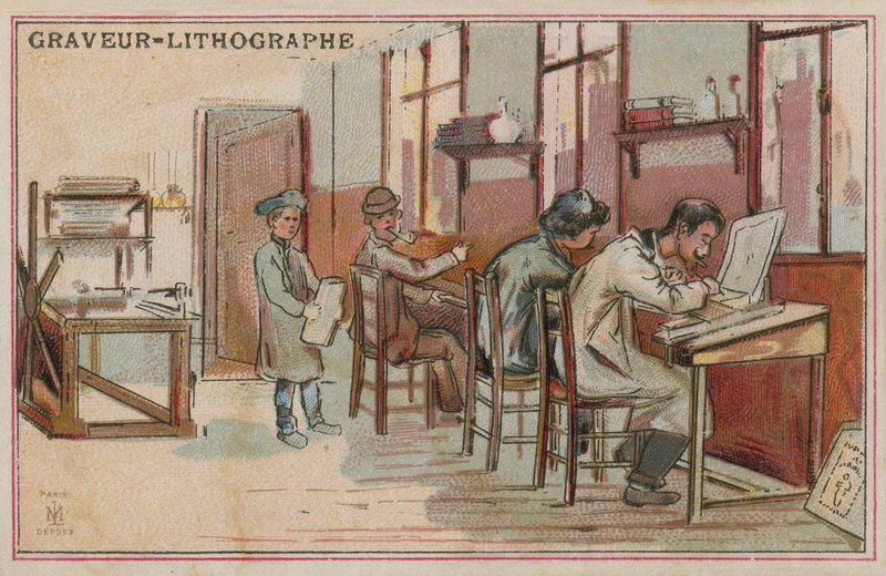 Lithographers by European School