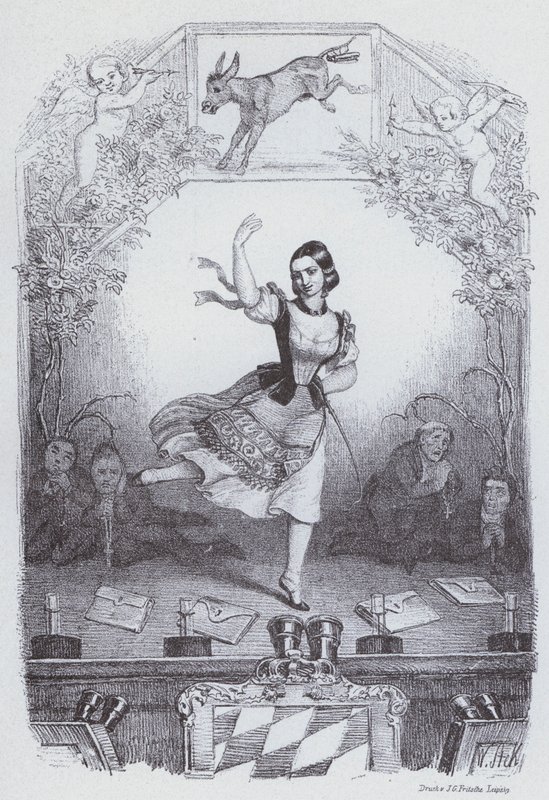Lola Montez Dancing Bavarian History by European School