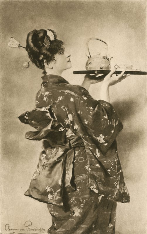 Madame Chrysantheme (litho) by European School
