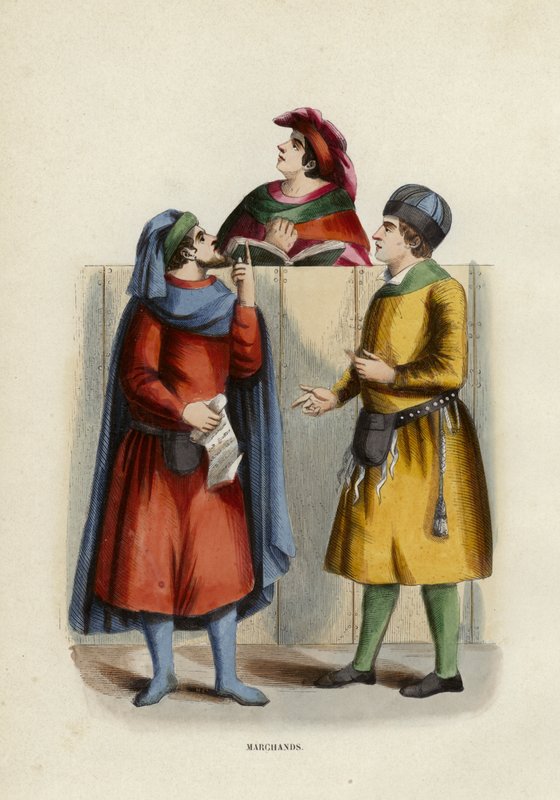 Merchants by European School