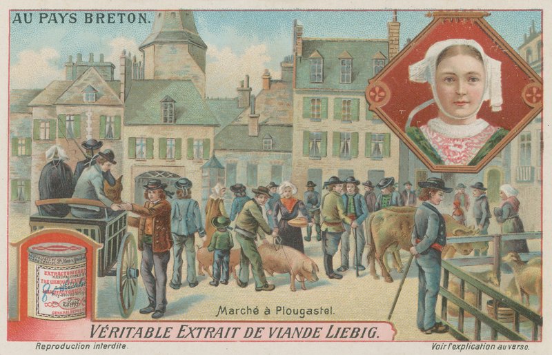 Market in Plougastel by European School