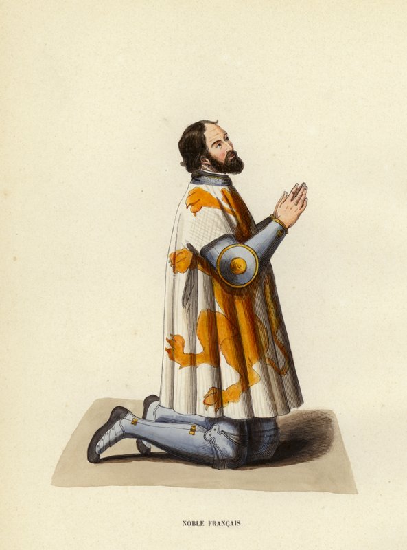 French Noble by European School