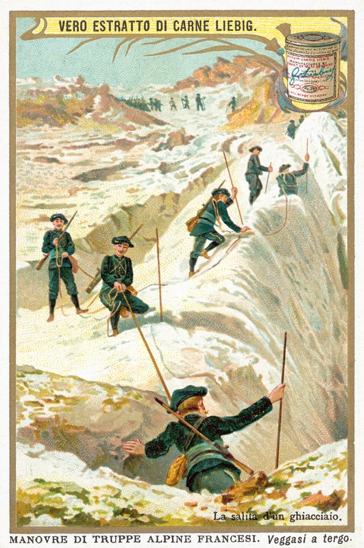 On a glacier by European School