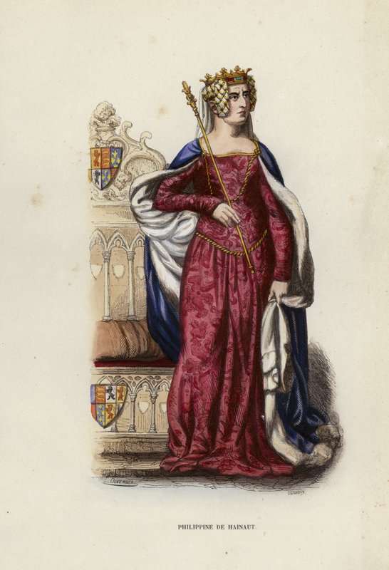 Philippa of Hainault by European School