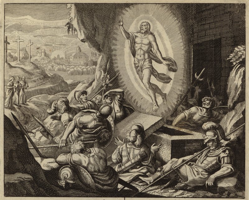Resurrection of Jesus Christ by European School