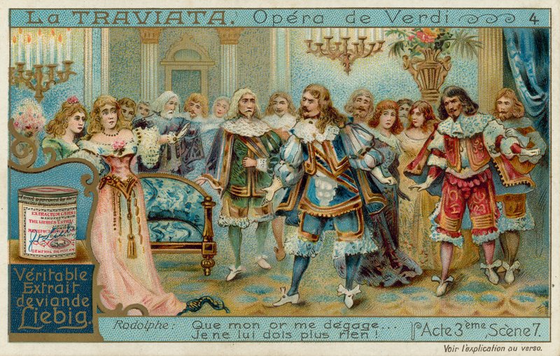 Rodolphe Throws His Winnings at Violetta
