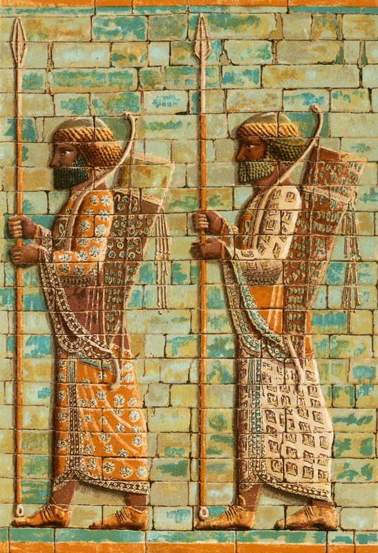 Royal Archers of Darius by European School