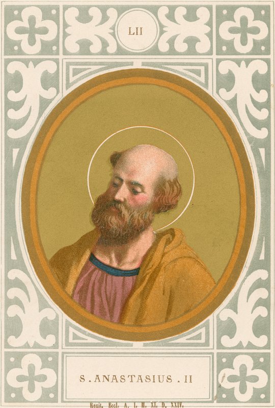 Saint Anastasius II by European School