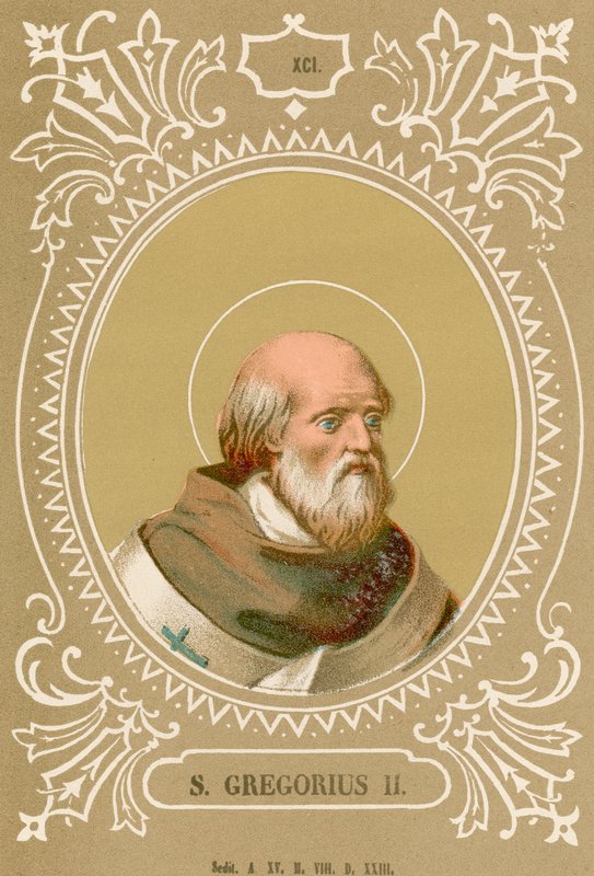 St. Gregory II by European School