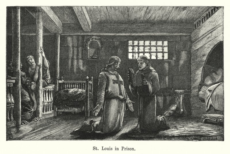 St Louis in Prison by European School