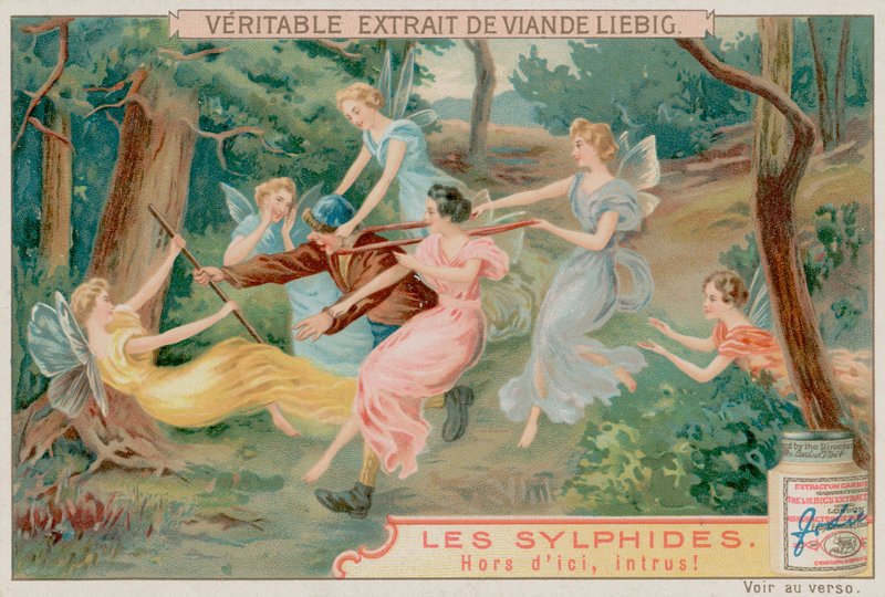 Sylphs and an Intruder by European School