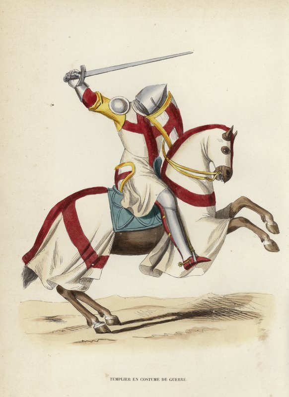 Templar in War Costume by European School