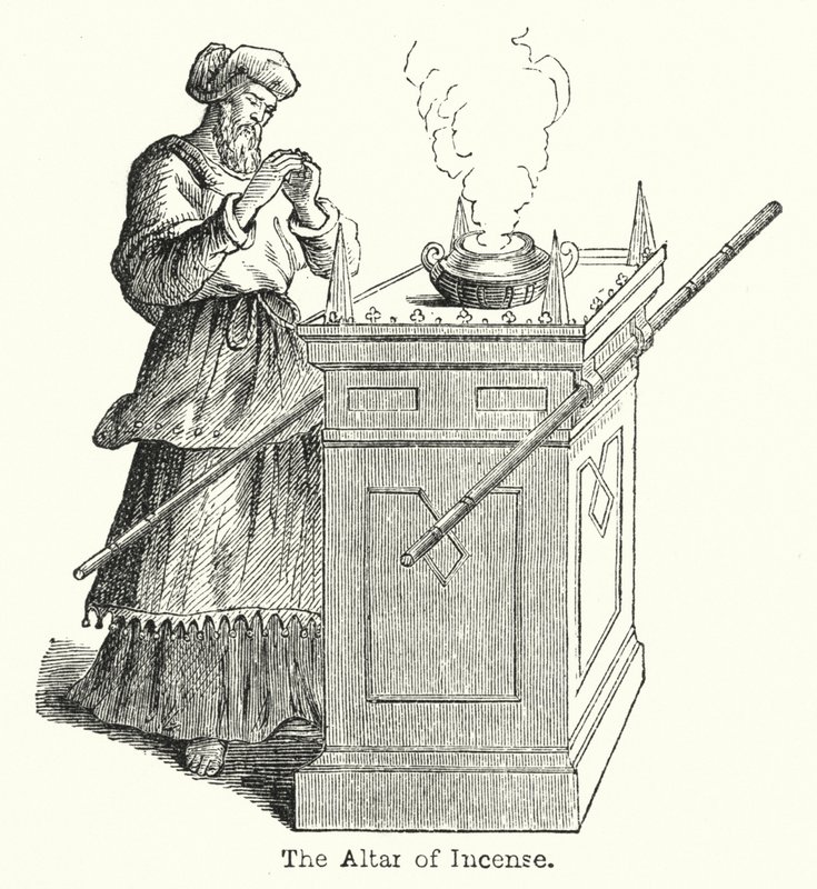 The Altar of Incense by European School