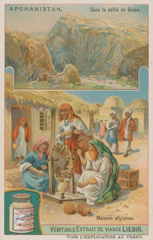 The Bolan Pass and an Afghan House by European School